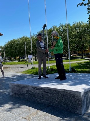 Bodø domkirke belegningsstein i granitt